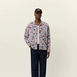 Les Deux Hugh Jacquard Overshirt in Ivory