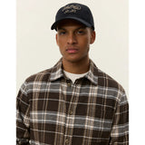 Les Deux Lennon Check Overshirt In Delicioso