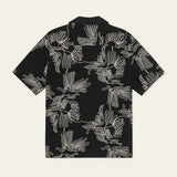 Les Deux Liam AOE Flower Short-sleeve Shirt in Black