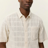 Les Deux Short-sleeve Charlie Shirt in Ivory
