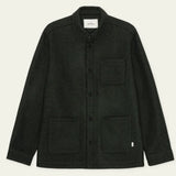 Les Deux Wool Overshirt In Roisin Green