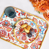 Les Jardins de la Comtesse Jaipur Large rectangular floral melamine display tray - 45 x 32 cm