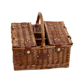 Les Jardins de la Comtesse Saint-Germain Picnic basket Picnic basket Saint-Germain green gingham - 4 person