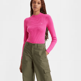 Levi's Crewneck RIB Sweater in Pink