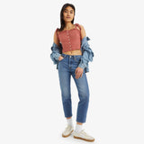 Levi's 501® Crop Jeans Erin Can't Wait Stretch In Blue