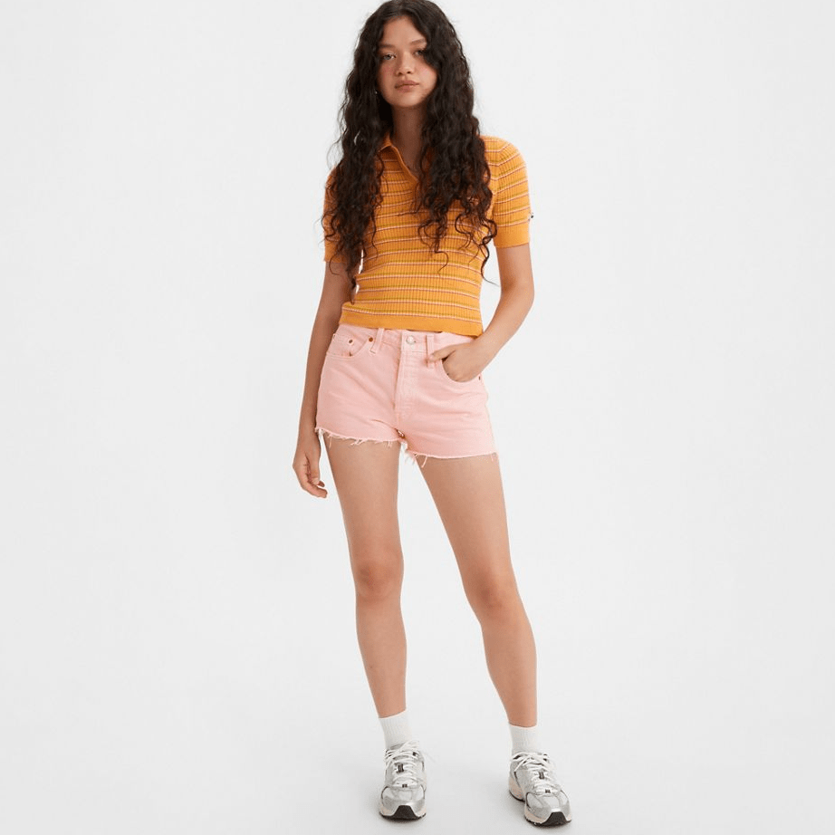 Levi s 501 Original Shorts Pink Elys Wimbledon