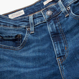Levi's 721™ High Rise Skinny Jeans Dark Indigo Worn In Blue Wave Dark