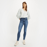 Levi's 721™ High Rise Skinny Jeans In Medium Worn In Indigo L32