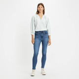 Levi's 721™ High Rise Skinny Jeans In Medium Worn In Indigo L32