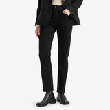 Levi's 724 High Rise Straight Jeans 30 Length in Black