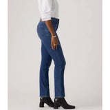 Levi's 724™ High Rise Straight Jeans In Damaged Stats Blue