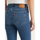 Levi's 724™ High Rise Straight Worn In Jeans In Blue Wave