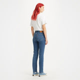 Levi's 724™ High Rise Straight Worn In Jeans In Blue Wave