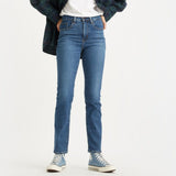 Levi's 724™ High Rise Straight Worn In Jeans In Blue Wave