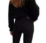 Levi's 725 High Rise Bootcut Jeans in Black 30 length
