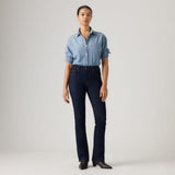 Levi's 725 High Rise Bootcut Jeans In True Blue Rinse