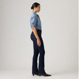 Levi's 725 High Rise Bootcut Jeans In True Blue Rinse