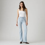 Levi's 726 HR Flare Jeans In True Blue Light
