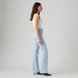 Levi's 726 HR Flare Jeans In True Blue Light
