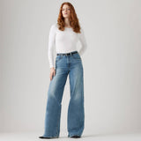 Levi's 728 High Rise Wide Leg Jeans Sweet Success In Blue