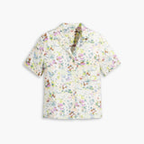 Levi's Alfie Shirt Hazy Floral in Almond Cream