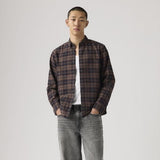 Levi's Authentic Button-Down Shirt Chocolate Garment Dye Plaid