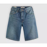 Levi's Baggy Dad Jorts Hinged Heart Jort In Blue