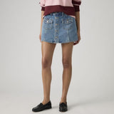Levi's Button Front Skort Work For It Blue