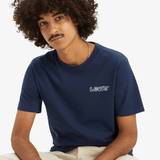 Levi's Classic Graphic Tee In Rope Batwing Dress Blues - Blue