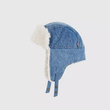 Levi's Cozy Trapper Hat In Blue Sky Wash