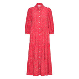Levi's Cynthia Dress in Smaller Isabel Script Red