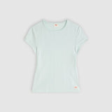 Levi's Dry Goods T-Shirt Pale Blue Pointelle