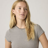 Levi's Dry Goods T-Shirt Patricia Printed Check Anthracite Night