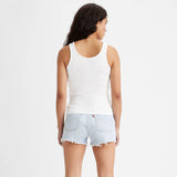Levi's Essential Rib Tank Top in White
