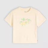 Levi's Graphic Essential Sporty Tee Studded Lemons Seedpearl In Orange