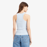 Levi's Graphic Gemini Tank Mini Floral Embroidery In Blue