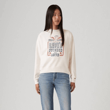 Levi's Graphic Heritage Crewneck Sweatshirt in White