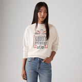 Levi's Graphic Heritage Crewneck Sweatshirt in White