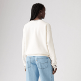 Levi's Graphic Heritage Sport Crew Neutrals Sweatshirt In White