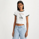Levi's Graphic Ringer Mini Tee Bright White/Green