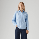 Levi's Harlie Boyfriend Shirt in Serenity Blue