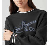 Levi's Heritage Sport Crewneck Sweatshirt In Black