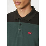 Levi's Housemark Polo Colourblack T-Shirt in Balcony Blocking Grey