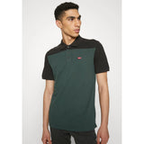 Levi's Housemark Polo Colourblack T-Shirt in Balcony Blocking Grey