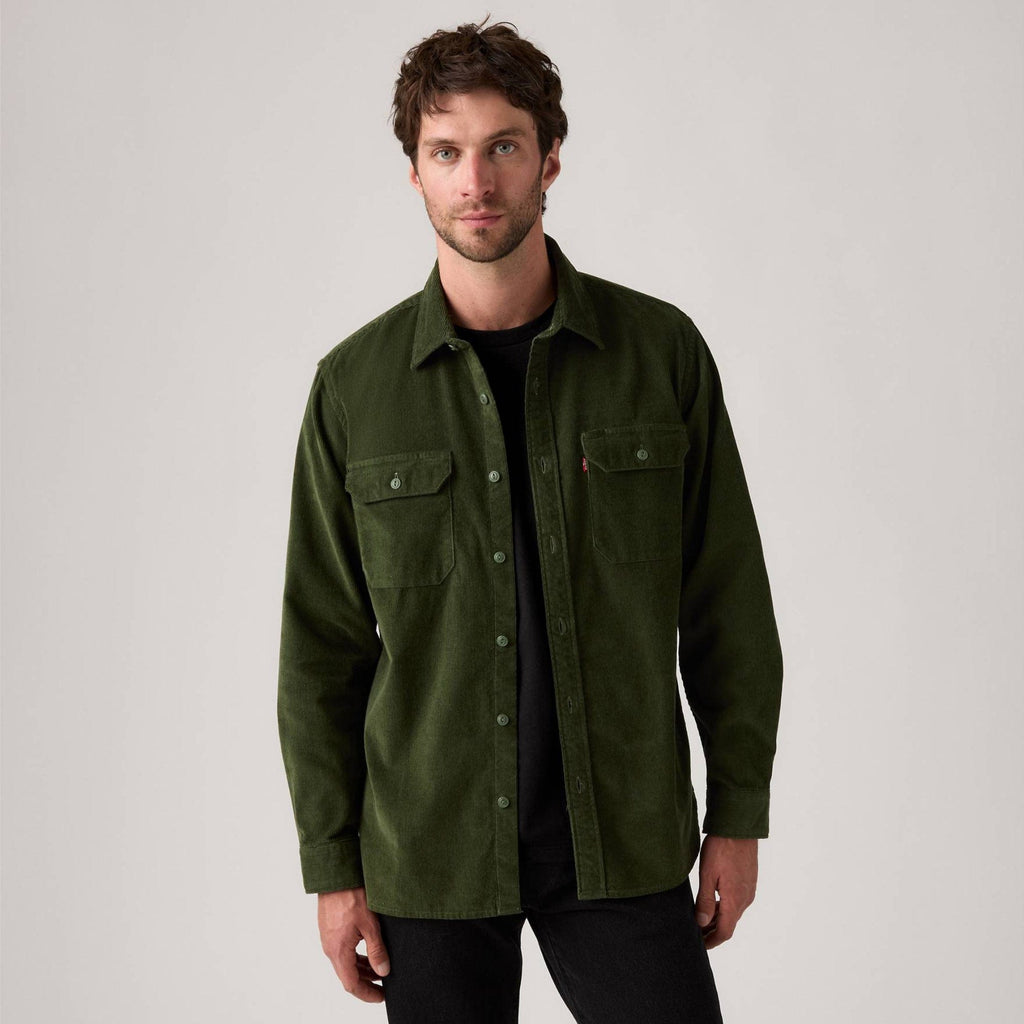 Levi's® Jackson Worker Corduroy Shirt In Duffel Bag Green