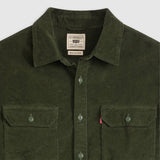 Levi's® Jackson Worker Corduroy Shirt In Duffel Bag Green