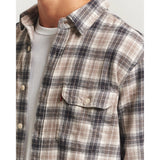 Levi's Jackson Worker Flannel Shirt In Oatmeal