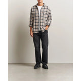 Levi's Jackson Worker Flannel Shirt In Oatmeal