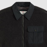 Levi's Joonie Sherpa Jacket Dark Phantom In Black