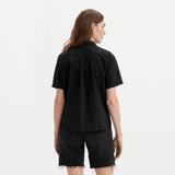 Levi's Joyce Short Sleeve Resort Shirt In Black Caviar